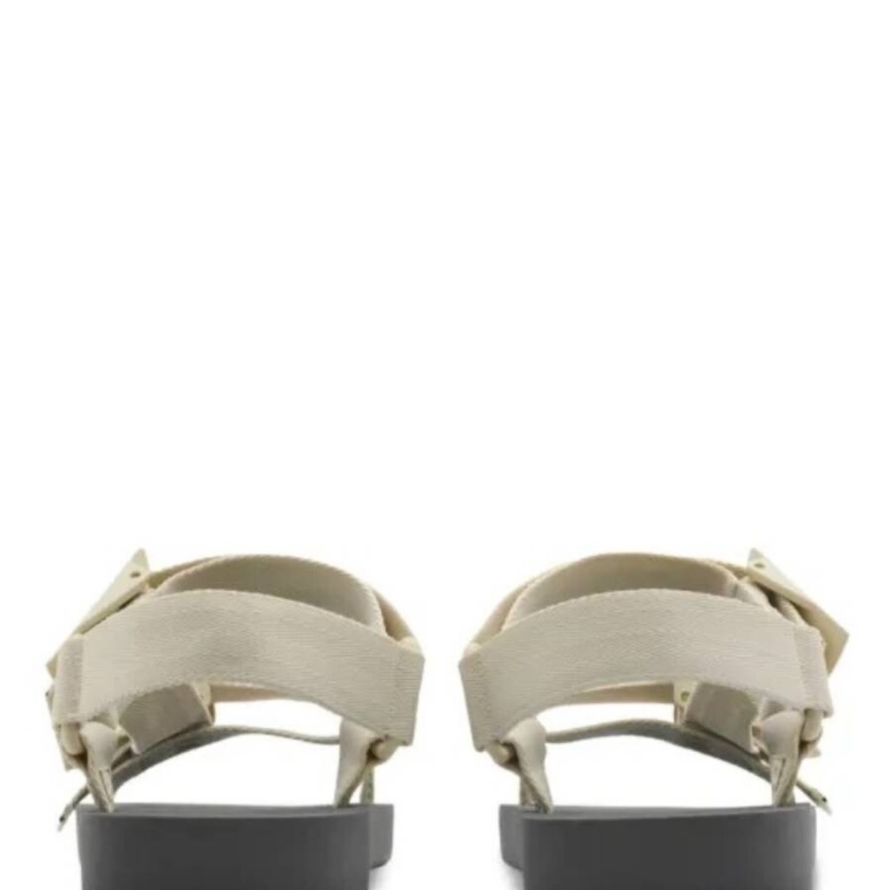 Burberry Equestrian Knight Cream Trek Sandals - Picture 3 of 8